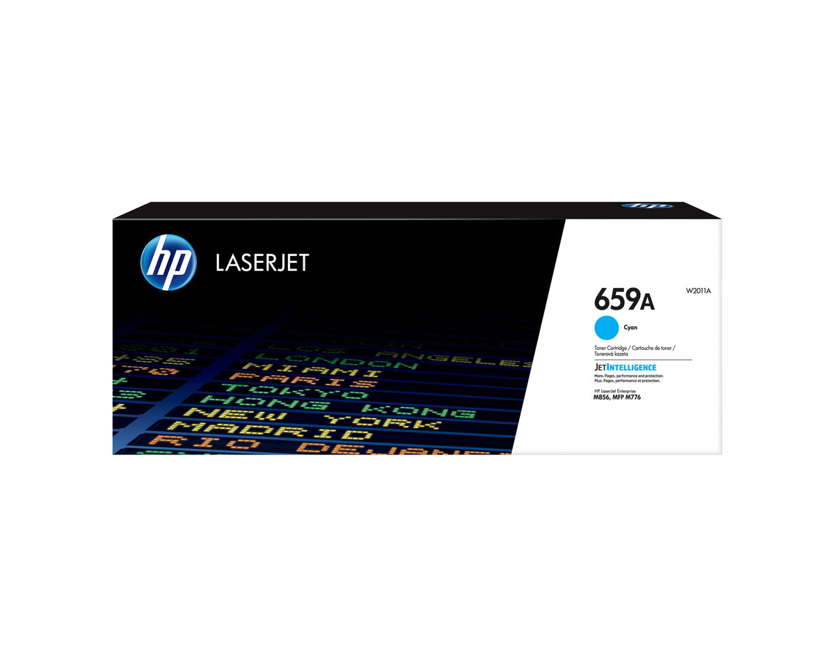 HP LaserJet Cartucho de tóner original 659A, cian