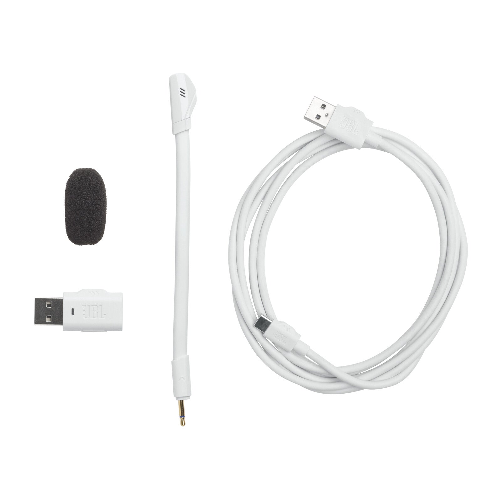 JBL Quantum 360P Auriculares Inalámbrico Diadema Juego USB Tipo C Bluetooth Azul, Blanco