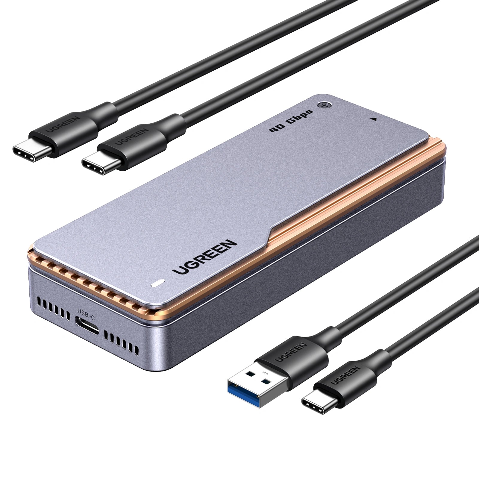 Caja de disco duro USB 4.0 M.2 NVME (40 Gbps)