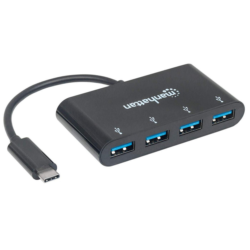 Manhattan Hub USB-C 3.2 Gen 1 con 4 puertos USB-A