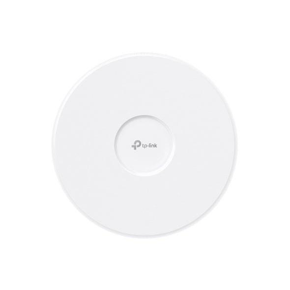 Punto de Acceso Omada / Wi-Fi 7 BE5000 MU-MIMO 2x2 / 1 Puerto 2.5 Gbps / Mesh Omada / Operaciones Multiencale (MLO) / Configuración por Controlador o Stand-Alone / Para Montaje en Techo/pared / Alimentación PoE+