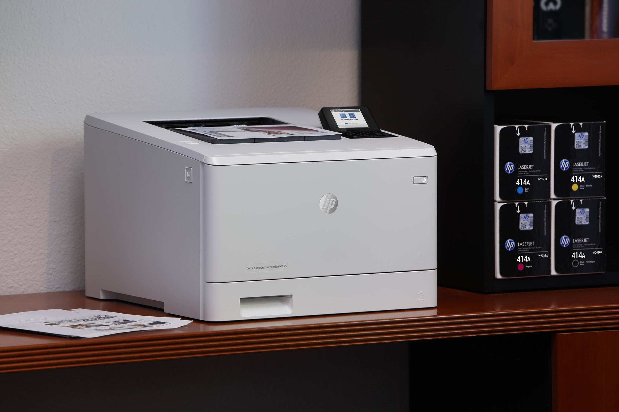 HP Cartucho de tóner original LaserJet 414A cian