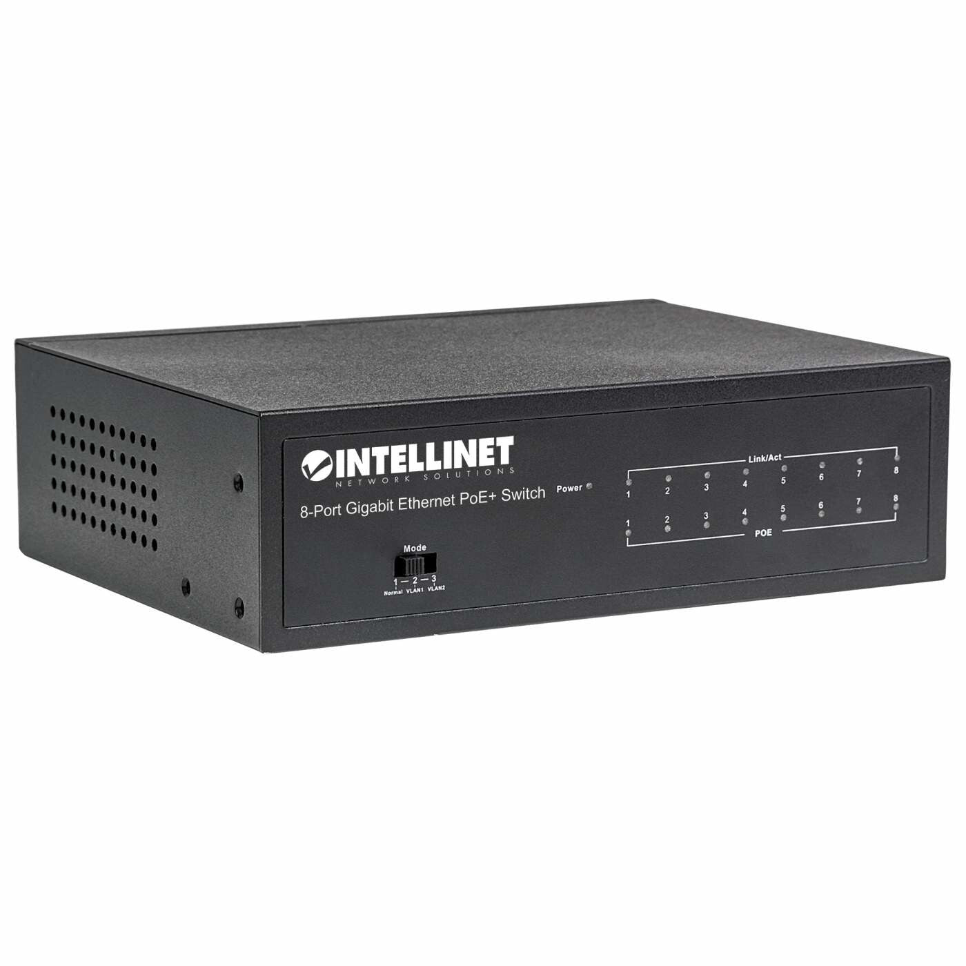 Intellinet Switch PoE+ Gigabit Ethernet de 8 puertos