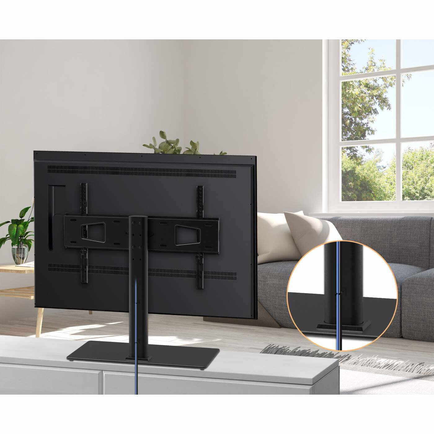 Manhattan Soporte de montaje de TV, con altura ajustable