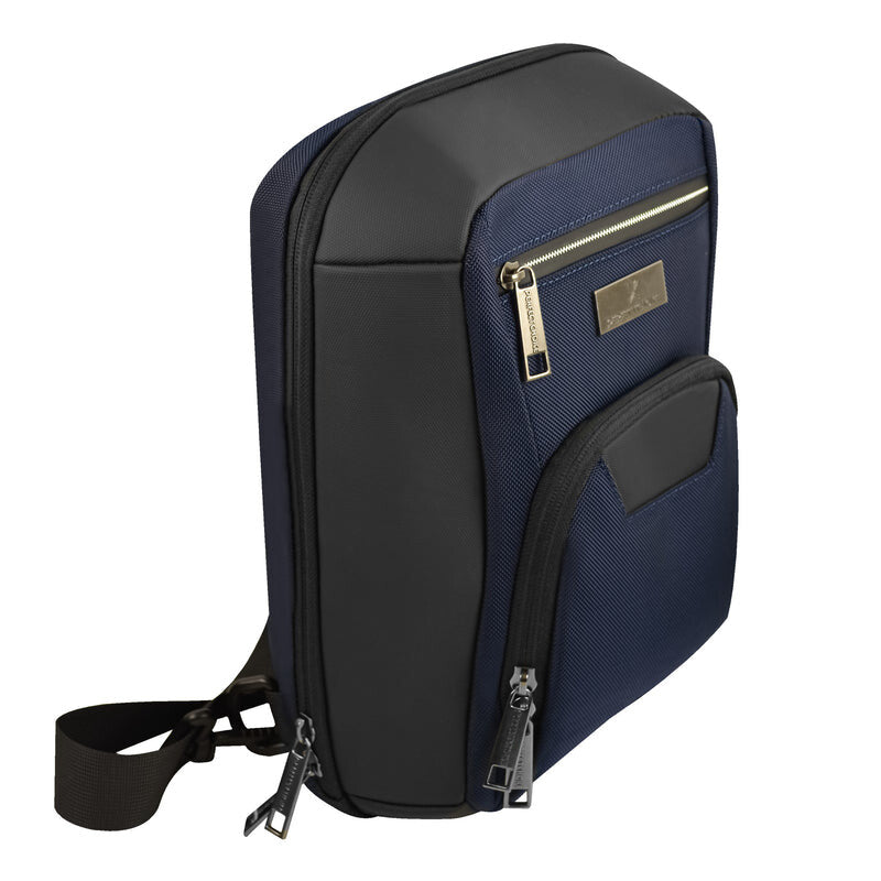 Perfect Choice PC-085010 bolsa de mano y de hombro Poliéster Azul Unisex Bolsa cruzada