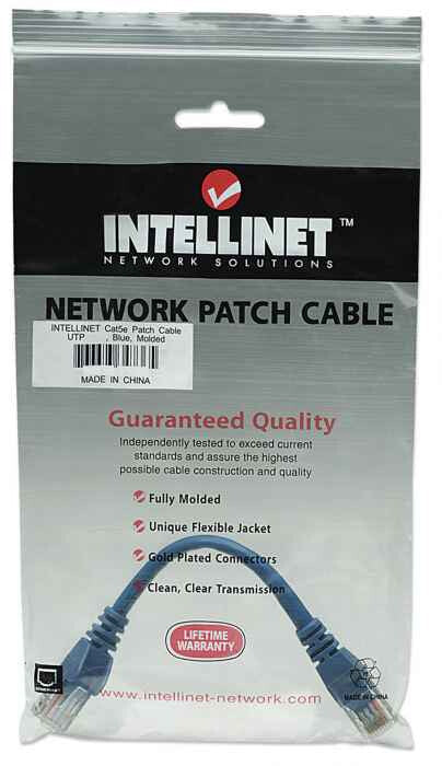 Intellinet Cable de red, Cat5e, UTP