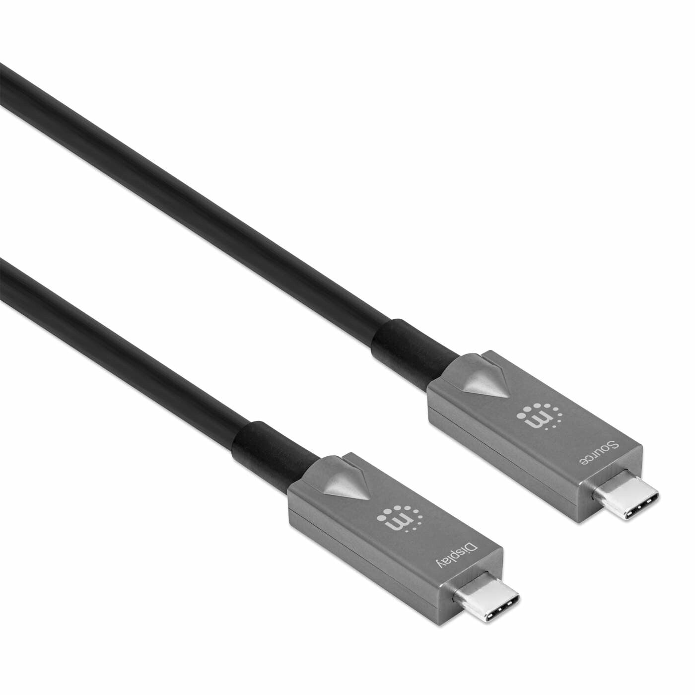 Manhattan 356428 cable USB USB 3.2 Gen 2 (3.1 Gen 2) 10 m USB C 10 Gbit/s 60 W Negro