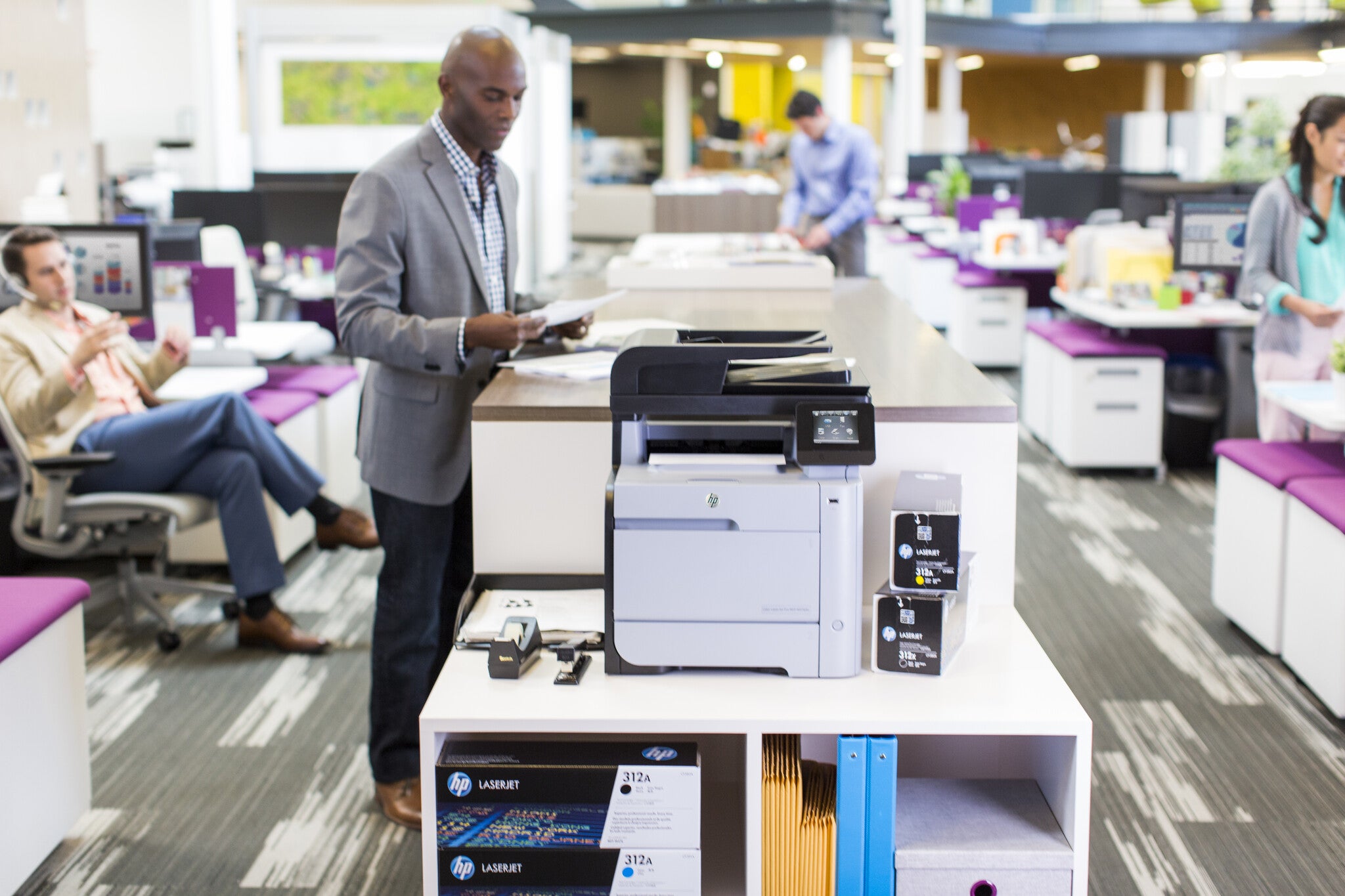 HP Cartucho de tóner LaserJet 312A, cian