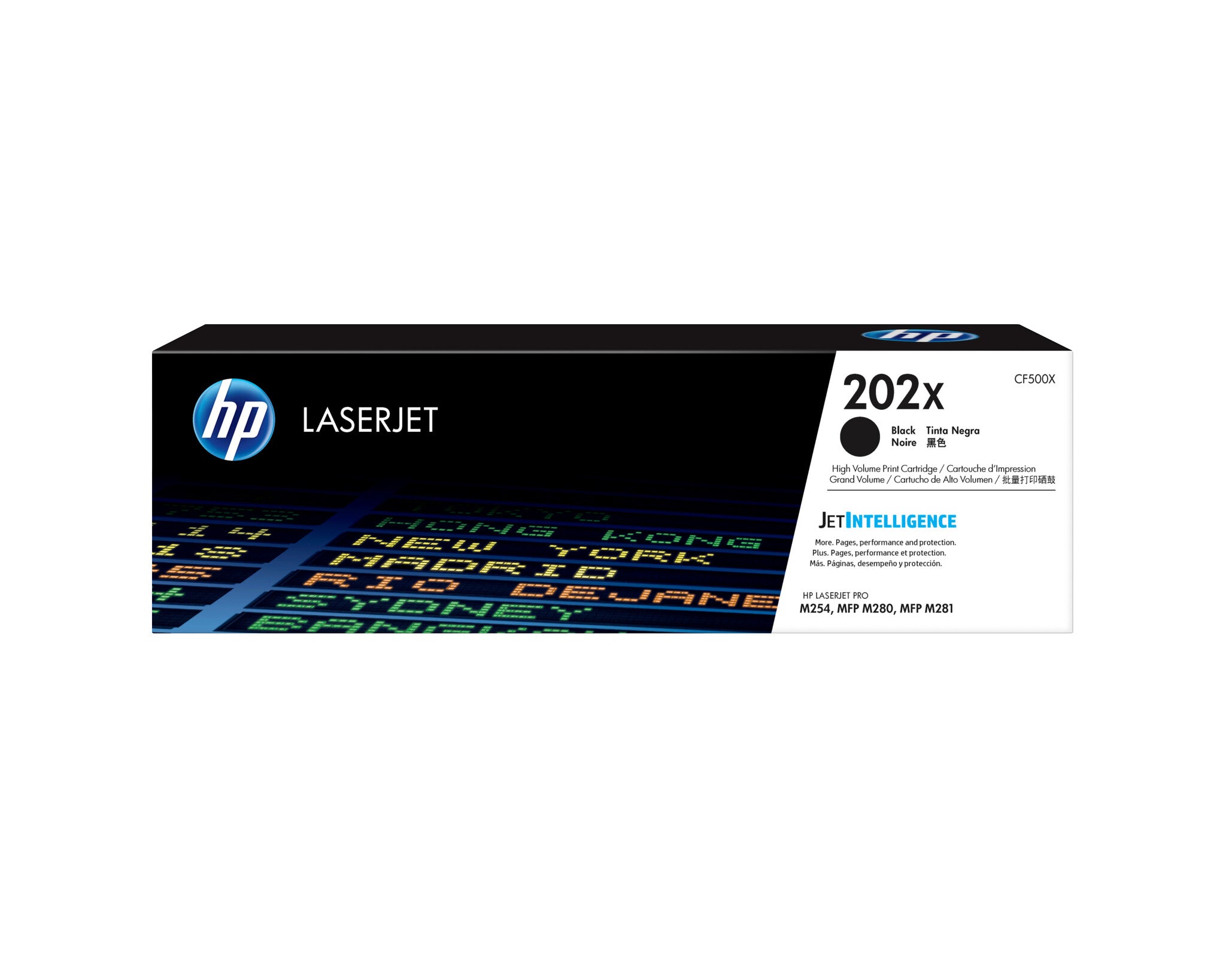 HP Cartucho de tóner original LaserJet 202X de alta capacidad negro