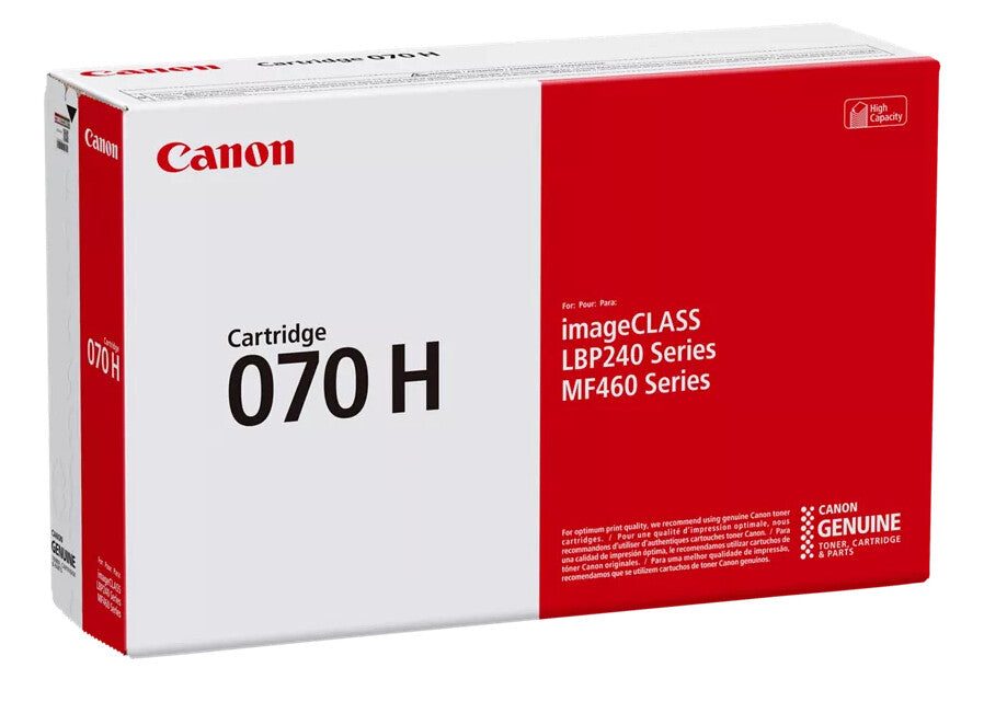 Canon 070 H cartucho de tóner 1 pieza(s) Original Negro