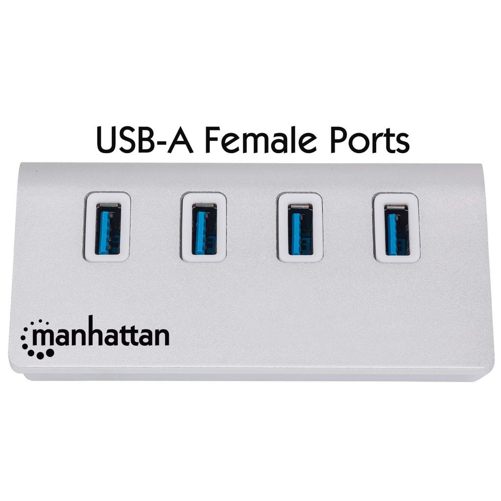 Manhattan Hub USB 3.0 SuperSpeed de 4 Puertos