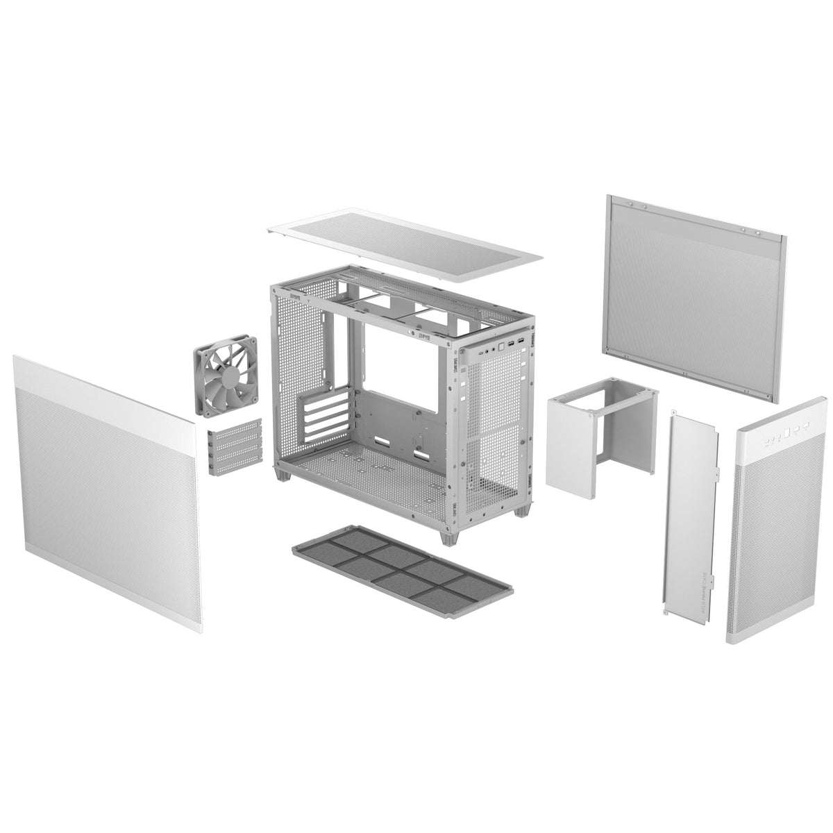 ASUS Prime AP201 MicroATX Case Mini Tower Blanco