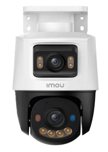 CAMARA IMOU EXTERIOR / IPC-PS70FN-10M0 / DUAL 5MP + 5MP / POE/DC 12V 1A / LED DISUASION / VISION NOCT/ 30M IR / LUZ LED ROJO/AZUL / MICRO SD (HASTA 512GB) / AUDIO 2 VIAS / H.265/H.264 / SMART COLOR