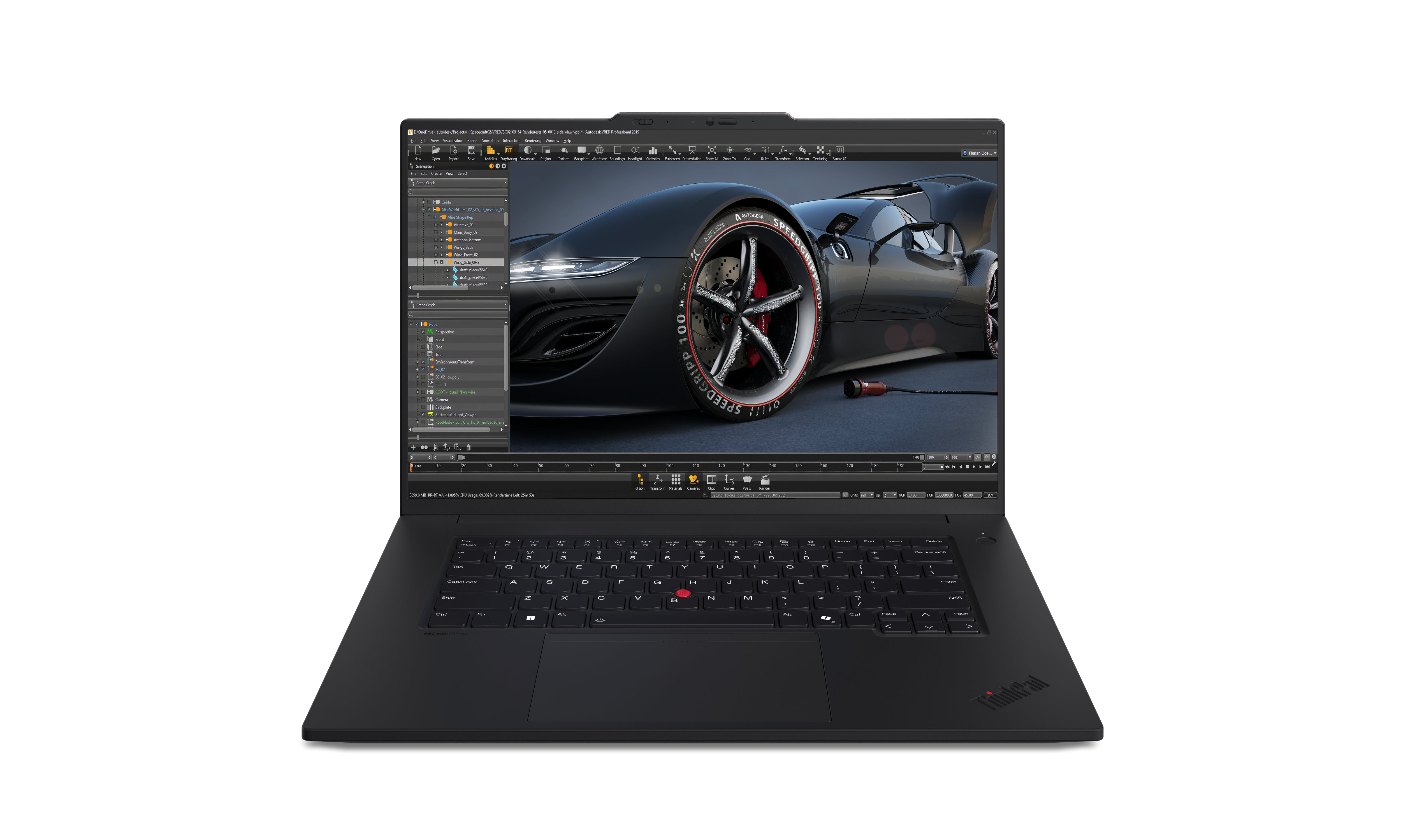 Workstation Lenovo Wks ThinkPad P1 G7 16" Intel Core Ultra 9 185H 16 Win11Pro 64 64GB 1TB SSD NVIDIA RTX3000Ada 8GB