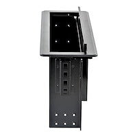 GABINETE DE CONECTIVIDAD DE MESA DE JUNTAS DE DOS MóDULOS CON ADMINISTRACIóN DE CABLEADO