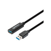 MANHATTAN USB 3.2 Ext. Type A Cable 10.0M Black 5Gbps