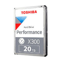 DD INTERNO 20TB TOSHIBA X300 PERFORMANCE/SATA 6.0 GBITS/3.5/CMR/7200 RPM/VELOCIDAD DE TRANSFERENCIA 281MBS/CACHÉ 512/