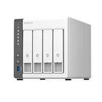 Unidad Almacenamiento NAS QNAP CPU ARM Cortex A55 Quad Core 2.0GHz 4GB RAM RJ45 2.5GbE 4 Bahias 3.5 Hasta 22TB Linux S/D