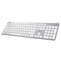 TECLADO CON INTERRUPTOR DE TIJERA ADESSO EASYTOUCH 730 AKB-730UW CON TECLA DE ACCESO RAPIDO COPILOT AI, USB-C, PUERTO USB-A, Y AUXILIAR 3.5MM (INGLES)