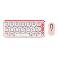 Logitech Pop Keys and Mouse Icon Rose