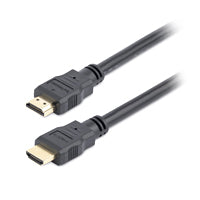 CABLE DE 3M HDMI - CABLE HDMI DE ALTA VELOCIDAD CON ETHERNET DE 4K - VIDEO UHD DE 4K A 30HZ - CABLE HDMI 1.4 - PARA MONITORES, PROYECTORES TV HDMI ULTRA HD - CABLE HDMI NEGRO STARTECH.COM