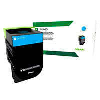 TONER LEXMARK 80C8SC0 RENDIMIENTO ESTANDAR RETORNO CYAN