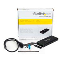 GABINETE EXTERNO USB 3.1 CARCASA PROTECTORA DE DISCO DURO USB A M.2 NGFF - GABINETE CAJA DE SSD M.2 PARA SSDS M.2 SATA - STARTECH.COM MOD. SM21BMU31C3