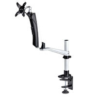 SOPORTE DE ESCRITORIO PARA MONITOR VESA 75X75/100X100 DE 27 PULGADAS 16:9 / 30 PULGADAS 21:9 ULTRAWIDE - GROMMET O ABRAZADERA EN C - AJUSTE SIN HERRAMIENTAS - BRAZO ASISTIDO POR RESORTE STARTECH