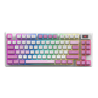Teclado Gamer MSI Forge GK600 TKL Wireless Violet Inalámbrico RGB USB 2.0 Mecánica lineal