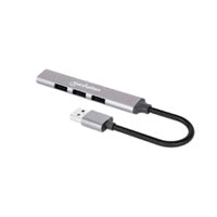 Manhattan USB-A Hub V2.0 3 Ports and V3.0 1 Port Aluminum