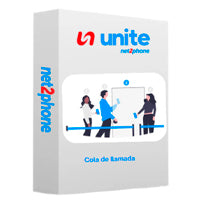 COLA DE ATENCION - NET2PHONE - PARA CONMUTADOR TELEFONICO UNITE - LICENCIA POR COLA - RENTA MENSUAL - ENTREGA ELECTRONICA