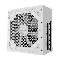 FUENTE DE PODER GIGABYTE GP-UD1000GM PG5 ICE / 1000W 80 PLUS GOLD / ATX 3.1 / COLOR BLANCO / GAMER