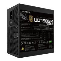 Fuente de Poder Gigabyte UD750GM PG5 750W ATX 80 PLUS Gold Modular Negro