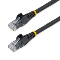CABLE ETHERNET CAT 6 DE 3 METROS - LSZH - CABLE DE RED PATCH CAT6 UTP RJ45 POE DE 100W 10 GBE SIN ENGANCHES NEGRO, ETL - STARTECH.COM MOD. N6LPATCH3MBK