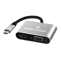 Perfect Choice USB Type C to HDM1/VGA Adapter