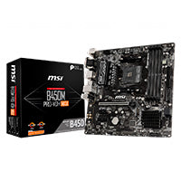 MB MSI B450 AMD S-AM4 3A GEN/4X DDR4 2666/HDMI/VGA/DVI/M.2/4X USB 3.2/MICRO ATX/GAMA MEDIA