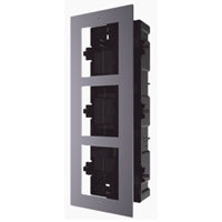 BASE DE 3 ESPACIOS HIKVISION DS-KD-ACF3 PARA EMPOTRAR MDULOS DE VIDEOPORTEROS HIKVISION