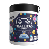 TOALLAS HUMEDAS  | SILIMEX | TOALLAS HUMEDAS GAMER 30 PZAS | 20X20CM | LIMPIEZA IMPECABLE PARA PANTALLAS Y PLÁSTICOS