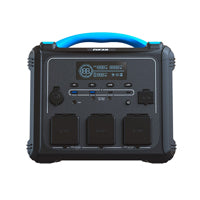 Forza FPP-T1200 1200W Portable Power Station 3 AC/8 DC 3.75V Outlets 2 Fans LCD Screen Integrated Control Panel