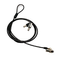 Candado de Seguridad TechZone Ultra Thin Tipo V-Bar 1.8 m Cable Trenzado de Acero Inoxidable con Cubierta de Vinil