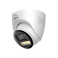 CAMARA HDCVI X PLUS/ DAHUA/ DH-HAC-HDW1500TQN-IL-T/ DOMO 5MP/ MIC INTEGRADO Y AUDIO BIDIREC/ ILUMINACION DUAL MEDIANTE IR Y LUZ CALIDA/ HASTA 40 MTS DE ILUMINACION/ LENTE DE 2.8MM APERTURA HASTA 111°