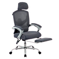 SILLA GAMER BALAM RUSH BOLT NOU G / HASTA 130 KG / INCLINACION 140 GRADOS / PISTON CLASE 3 / REPOSAPIES ACOJINADO / COJIN CERVICAL / CABECERA ADAPTABLE / GRIS / BR-940559