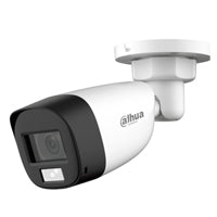 CAMARA ANALOGA/DAHUA/HAC-HFW1200CLN-IL-A/BULLET DE 2 MP/ ILUMINACIN DUAL INTELIGENTE FULLCOLOR/ LENTE DE 2.8MM/ 102 GRADOS DE APERTURA/ 20MTS DE IR Y LUZ IR/ MICRFONO INTEGRADO/ IP67/CVI/CVBA/AHD