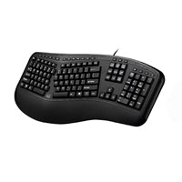 TECLADO ERGONOMICO ADESSO AKB-150UB USB (INGLES)