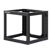 Rack Intellinet Abierto 19" para Montaje en Pared 4 Postes 9U Ensamblado Color Negro