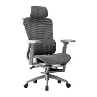 SILLA ACTECK FLUX ULTRA EC696HR / ERGONOMICA / MAX 120 KG / REPOSABRAZOS 3D / REPOSA CABEZAS AJUSTABLE / MATERIAL TRANSPIRABLE / MECANISMO TIPO MARIPOSA / INCLINACION 140 GRADOS / GRIS / AC-943284