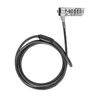 CANDADO DE SEGURIDAD TARGUS ASP61LA T-LOCK RESETTABLE COMBO CABLE LOCK COLOR NEGRO