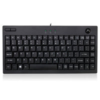 TECLADO COMPACTO ADESSO AKB-310UB CON MINI TRACKBALL, USB (INGLES)