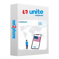 NUMERO 1 800 USA - NET2PHONE - PARA CONMUTADOR TELEFONICO EN LA NUBE UNITE - RENTA MENSUAL - ENTREGA ELECTRONICA
