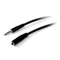 CABLE DE AUDIO DE 2M EXTENSOR DE AUDFONOS Y DIADEMA HEADSET MINI-JACK CON PLUG DE 3.5MM Y 4 PINES MACHO A HEMBRA - STARTECH.COM MOD. MUHSMF2M